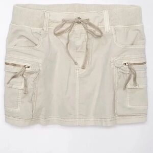 american eagle cargo mini skirt